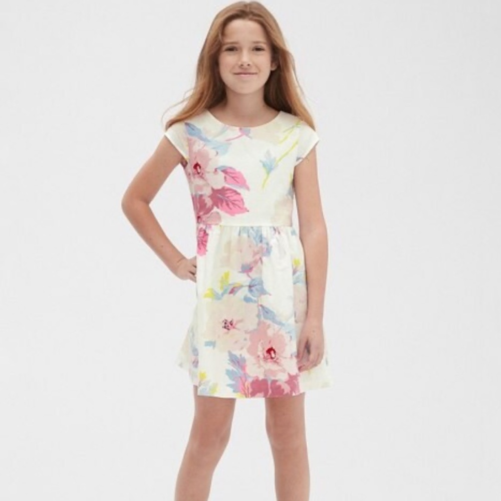 Gap Kids Girls Flower Dress NWT size M